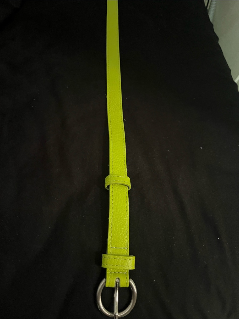 Kettlewell Lime Green Leather Belt - Picture 3 of 7